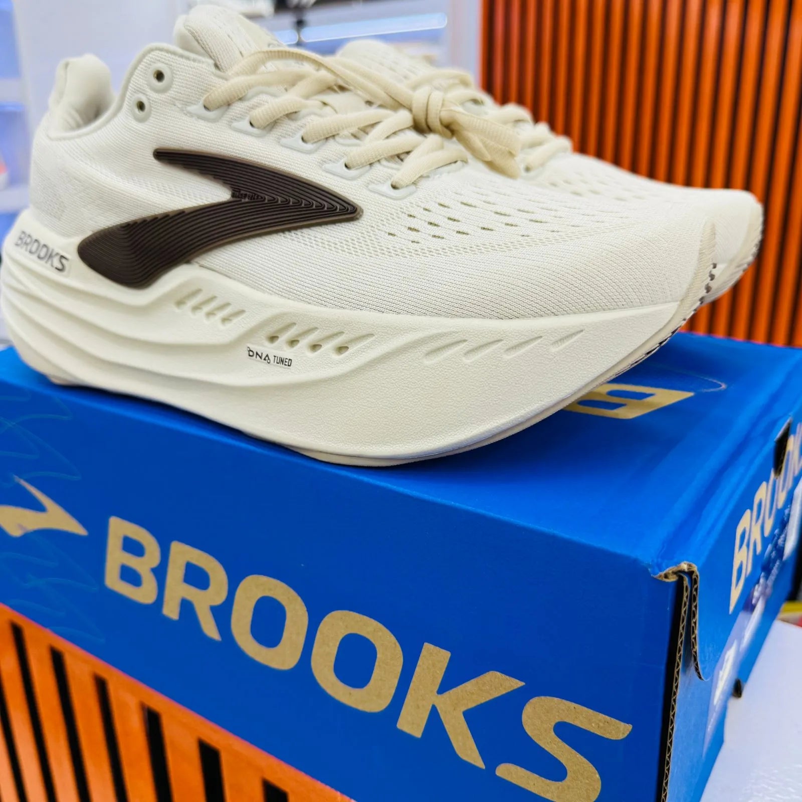 Brooks Glycerin Max Mirror Grade Beige Running Shoes