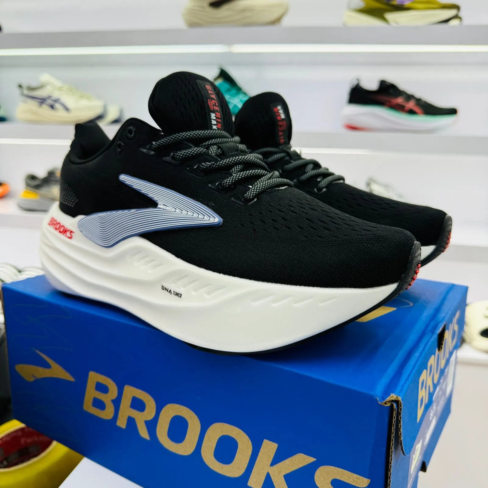 Brooks Glycerin Max Mirror Grade Black White Running Shoes