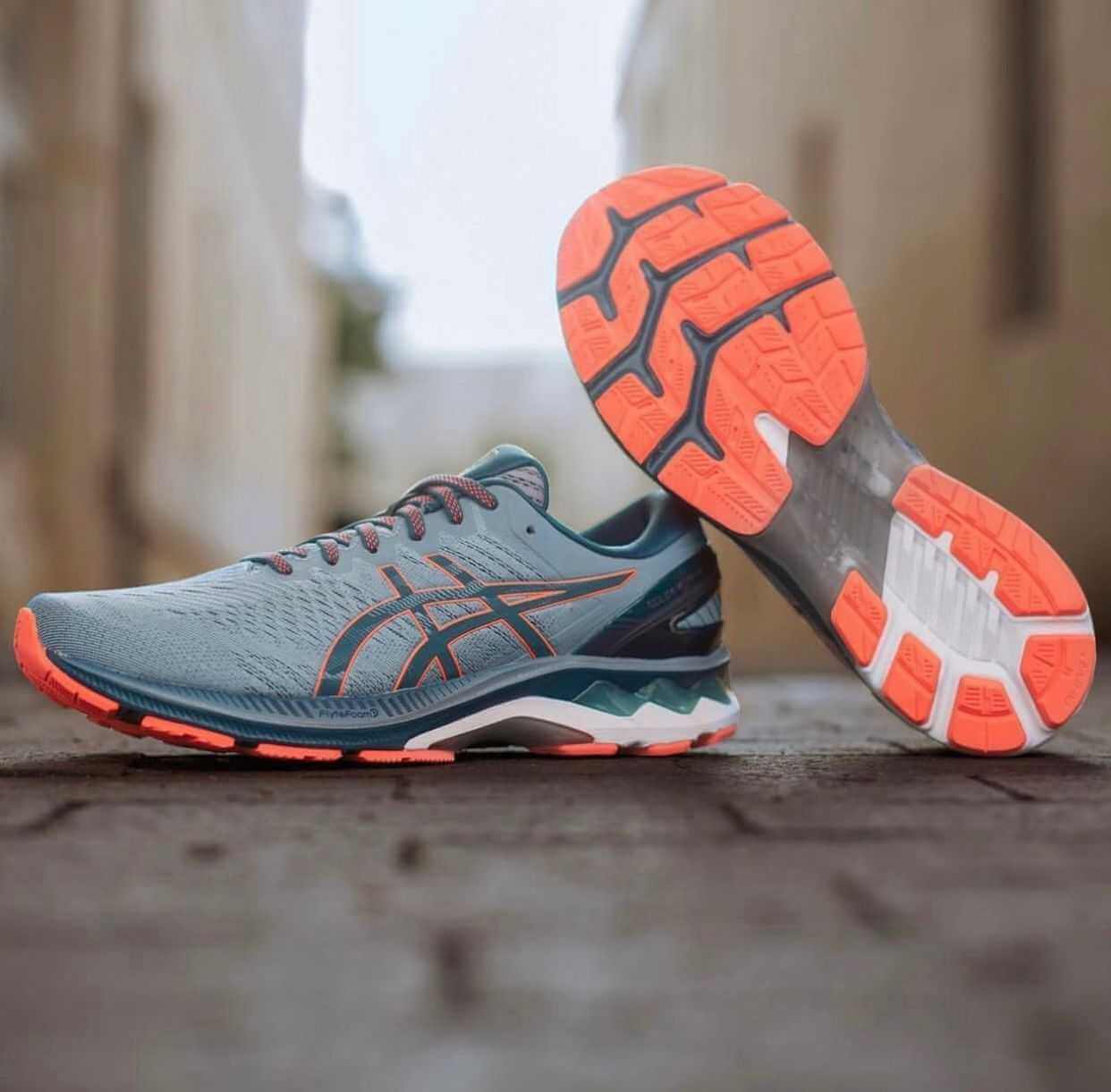 Asics Kayano 27 Grey Running Shoes