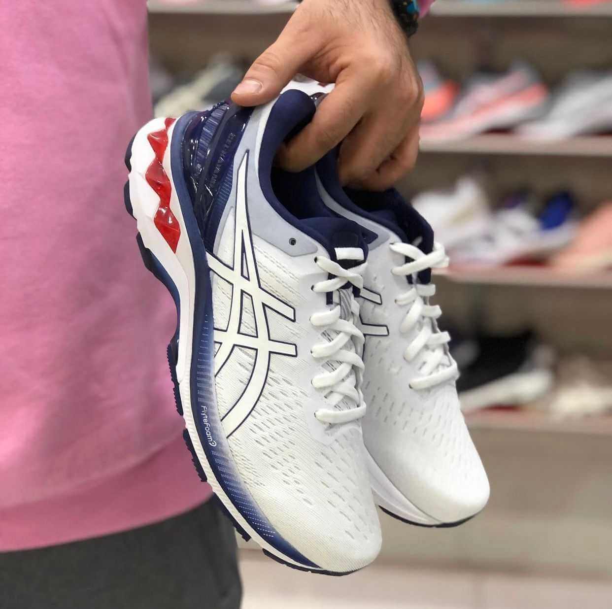 Asics Kayano 27 White Running Shoes