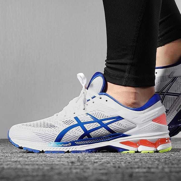 Asics Kayano 26 White Running Shoes