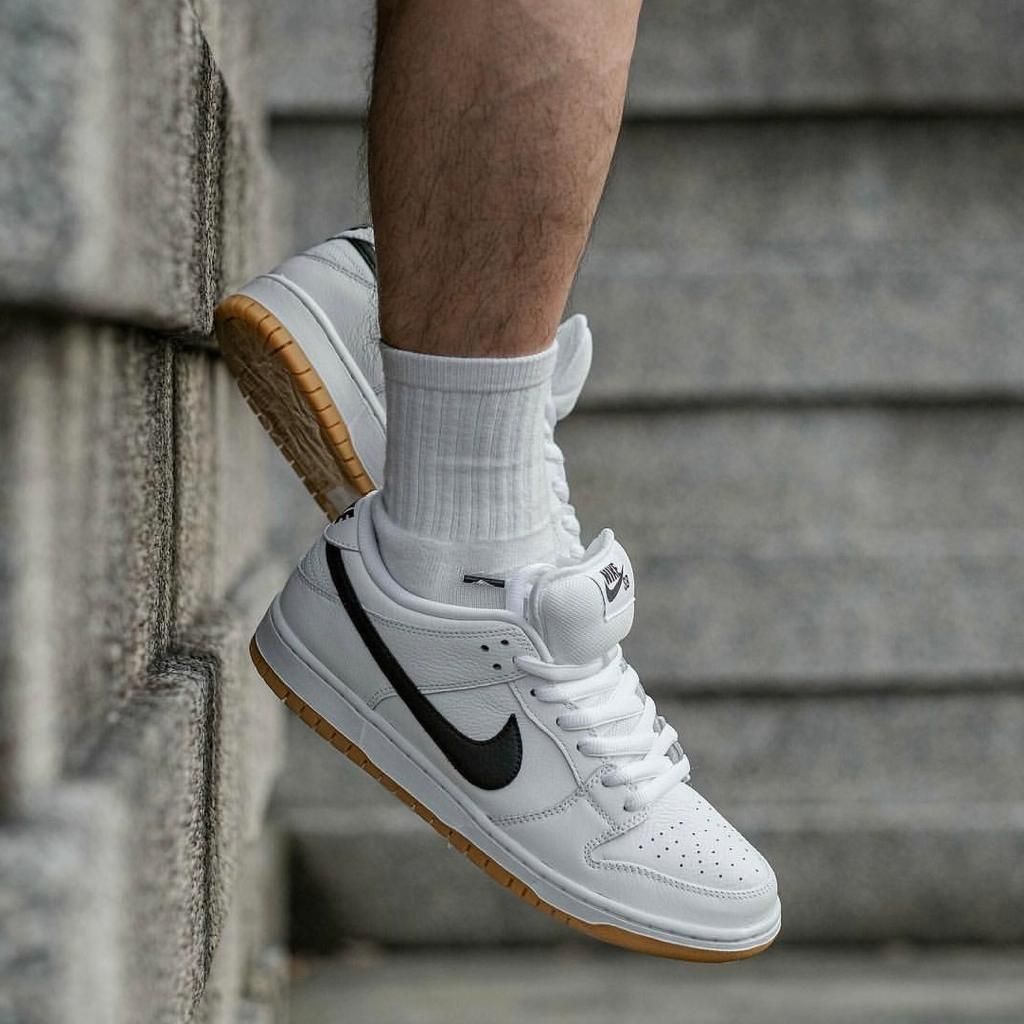 Nike SB Dunk White Gum Sneakers