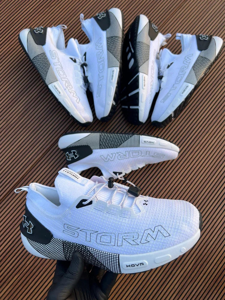 Under Armour Hovr Storm White Running Shoes