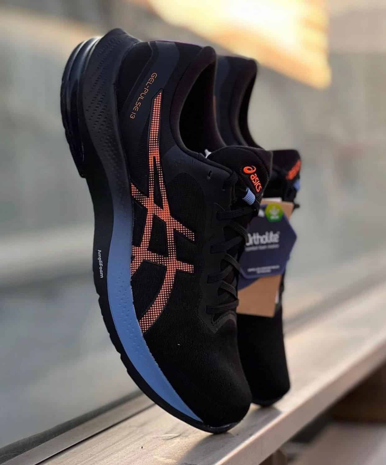 Asics Gel-Puluse 13 Black Orange Running Shoes