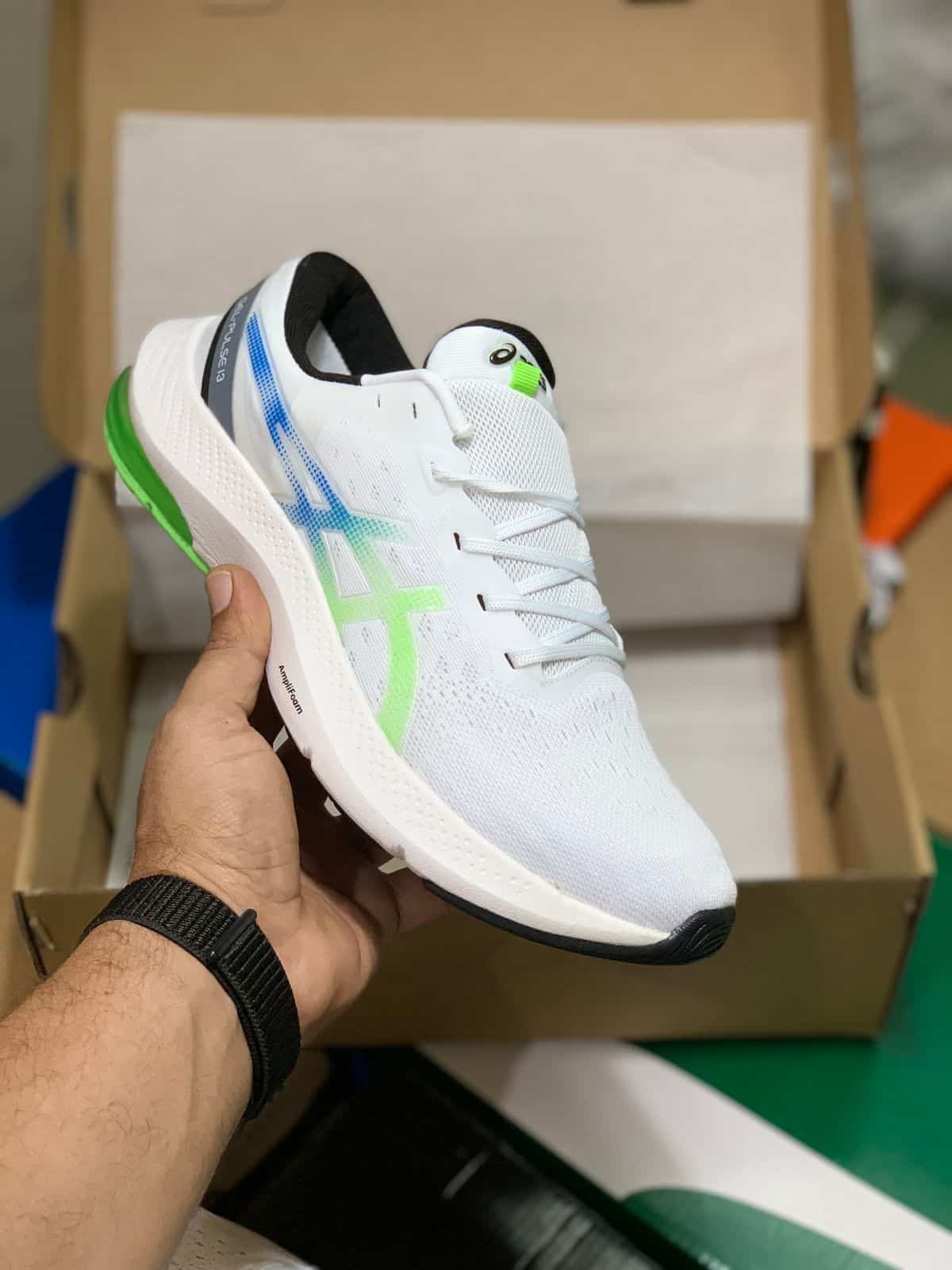 Asics Gel-Puluse 13 White Running Shoes