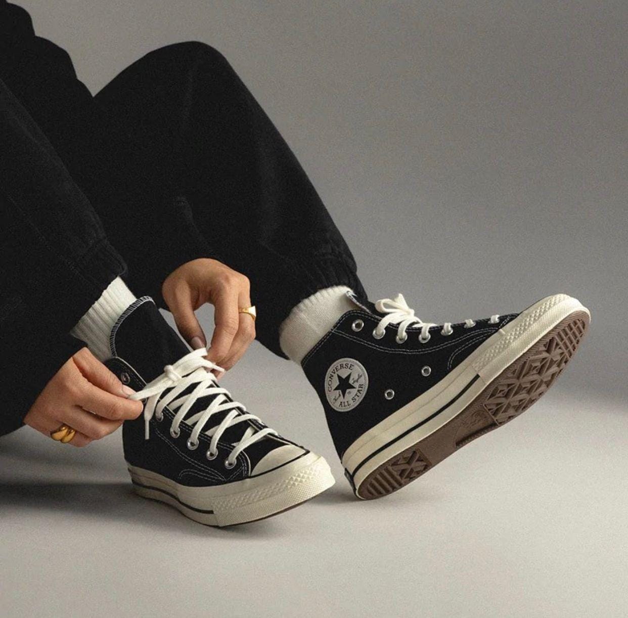 Branded  Chuck 70 High Black Sneakers