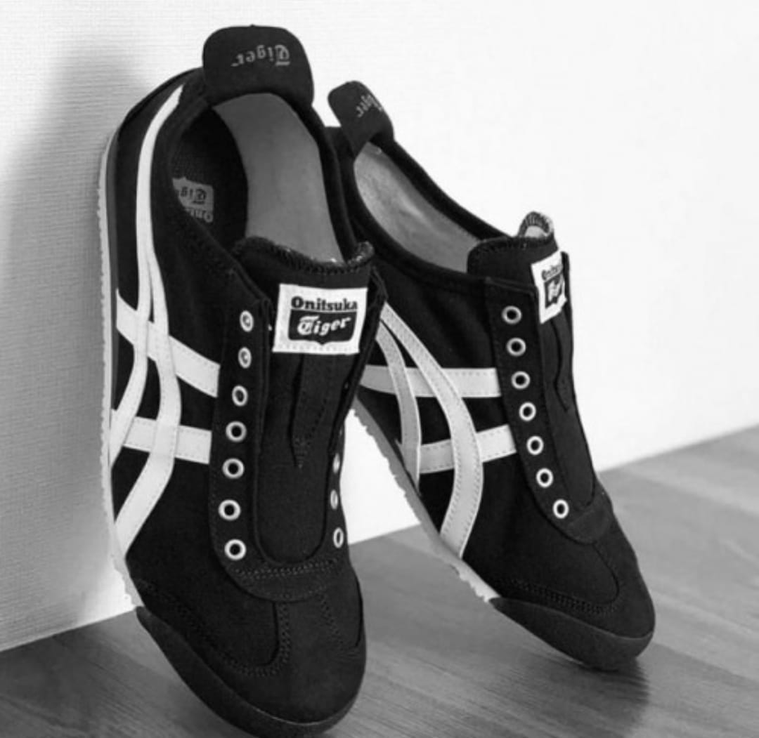 Branded Onitsuka Mexico 66 Black White Sneakers