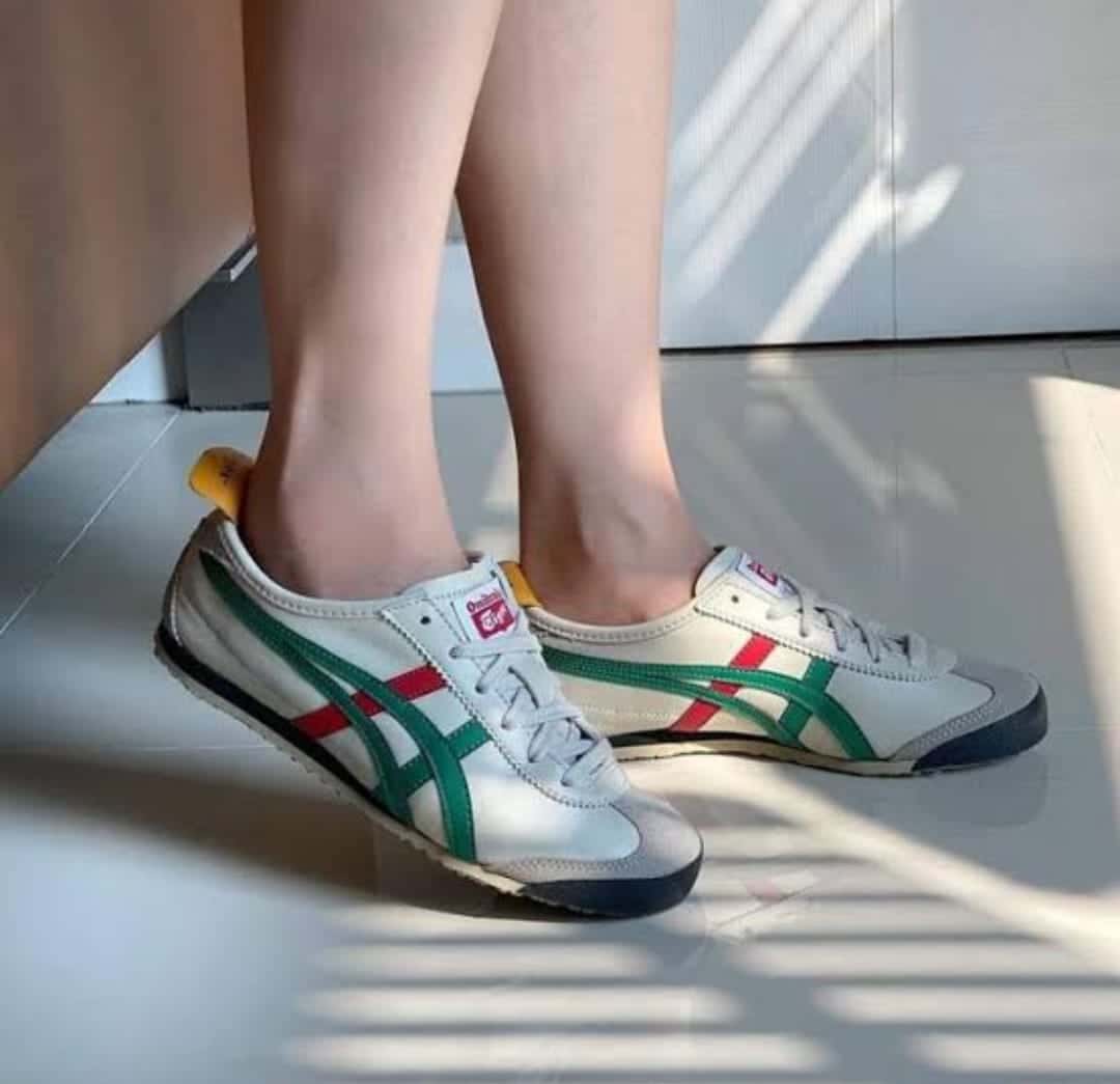 Branded Onitsuka Mexico 66 White Green Sneakers