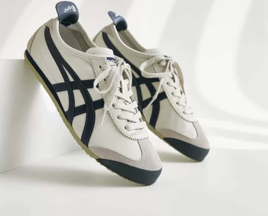 Branded Onitsuka Mexico 66 Cream Black Sneakers