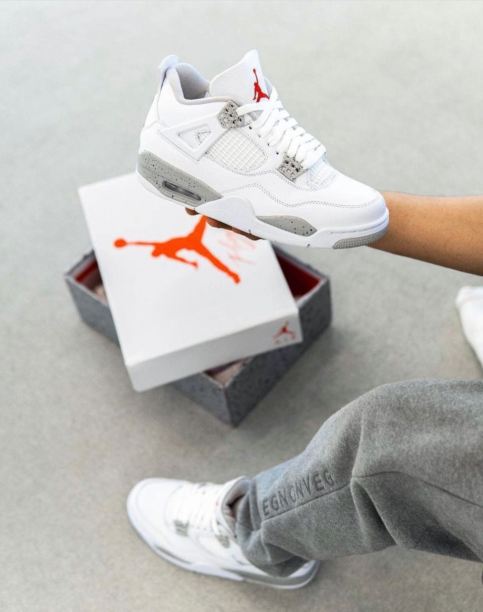 Branded Air Retro 4 Sneakers