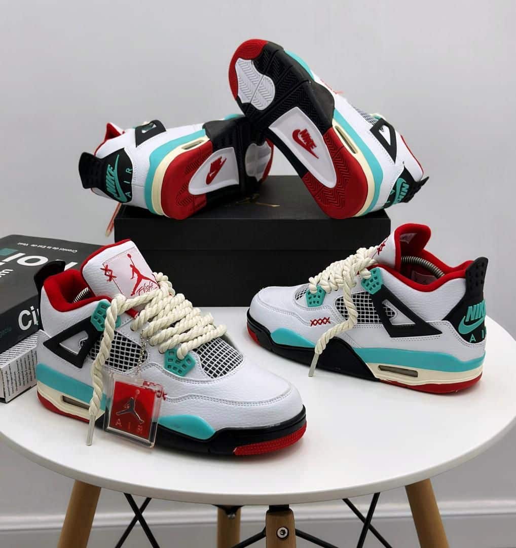 Branded Air Retro 4S Black Sky Sneakers