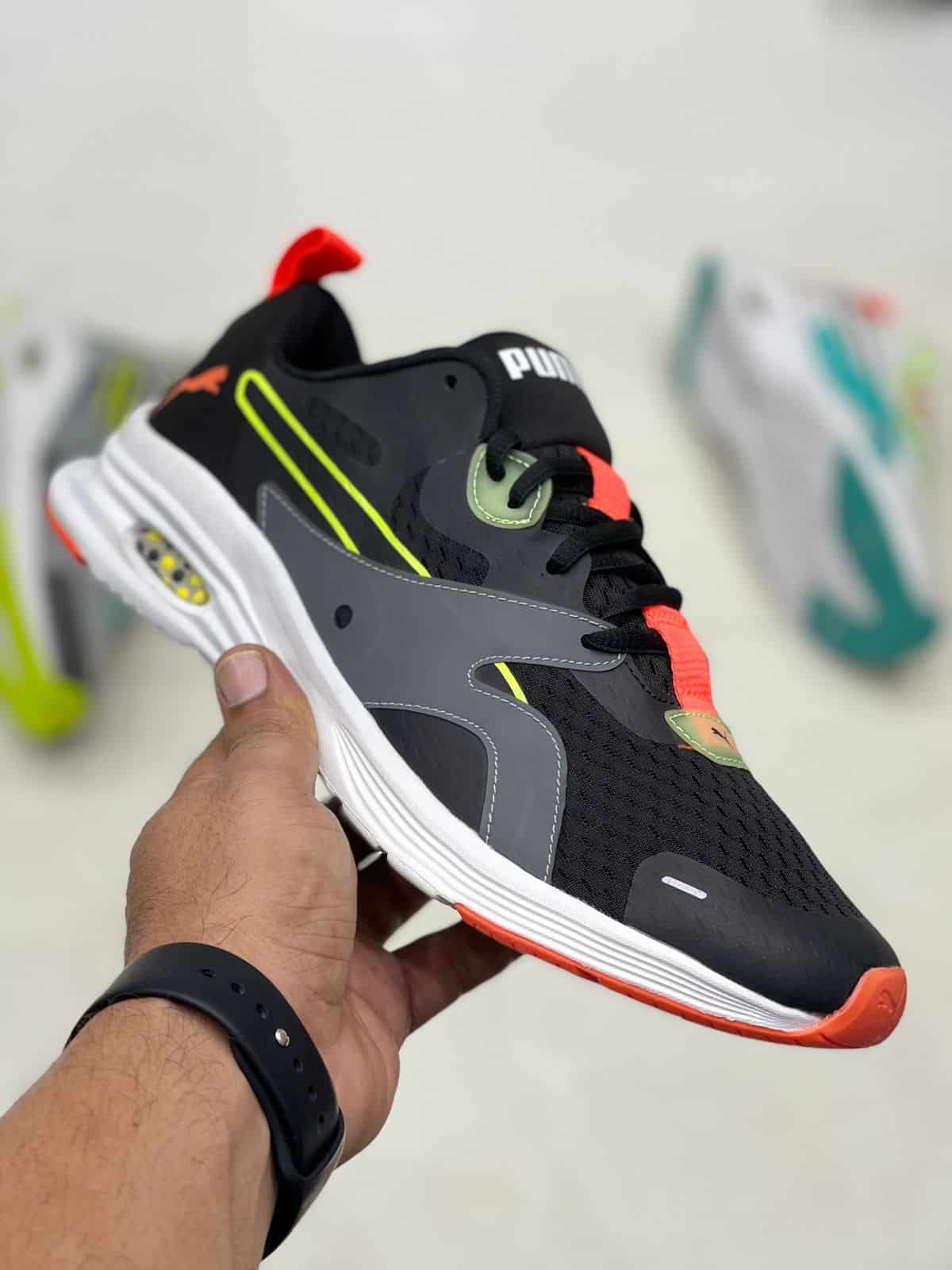 Branded Hybrid Black Running Shoes