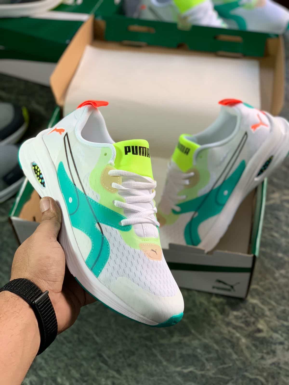 Branded Hybrid White Running Shoes