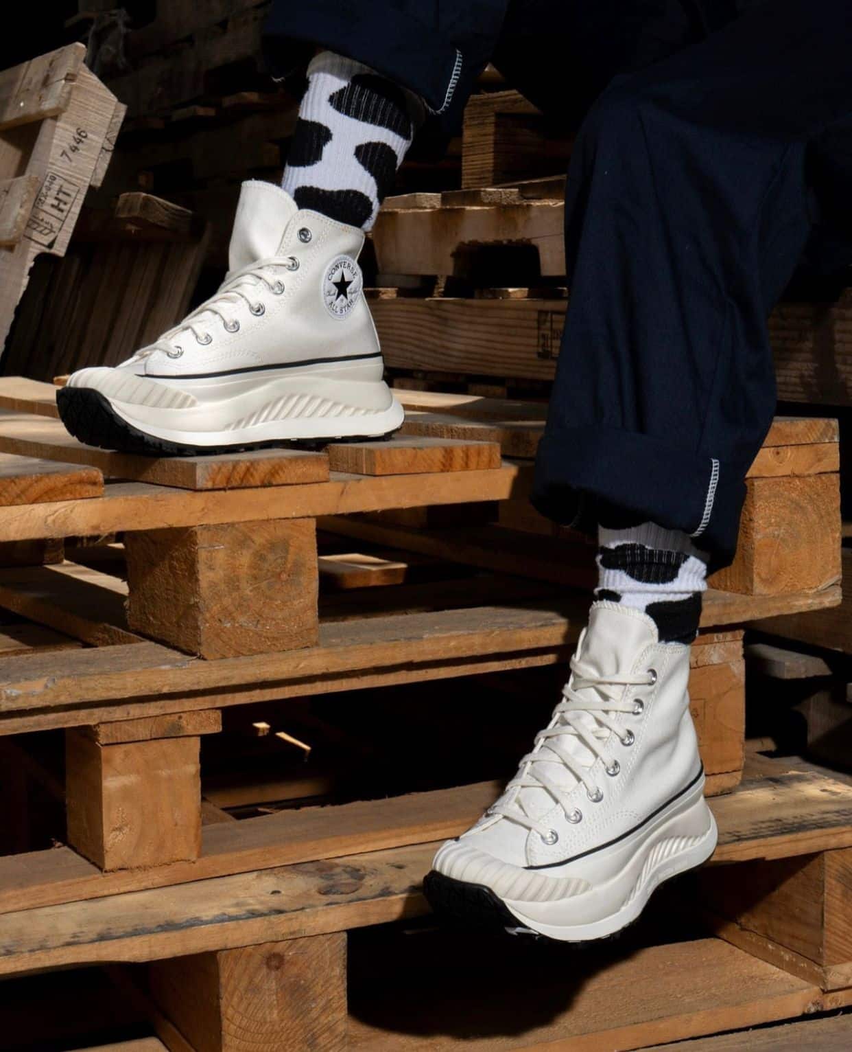Branded  Chuck 70 AT-CX White Long Sneakers