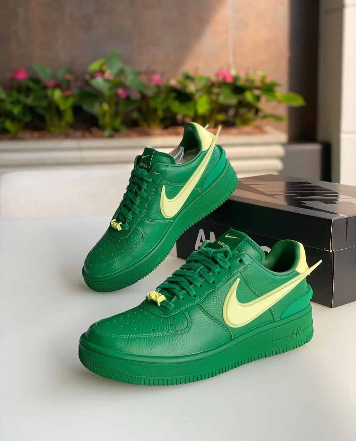 Branded Airforce 1 Ambush Green Sneakers