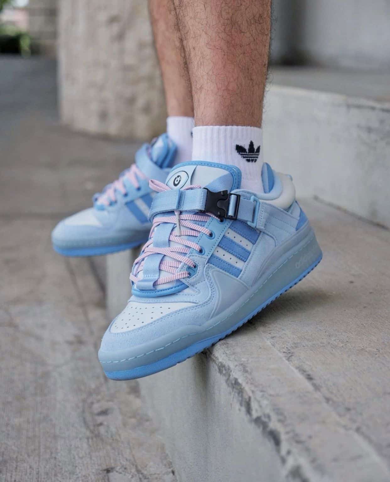 Branded Bad Bunny Blue Sneakers