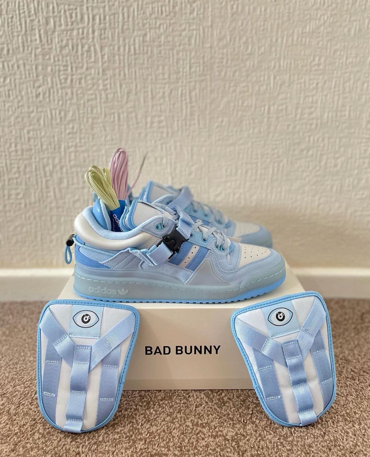 Branded Bad Bunny Blue Sneakers