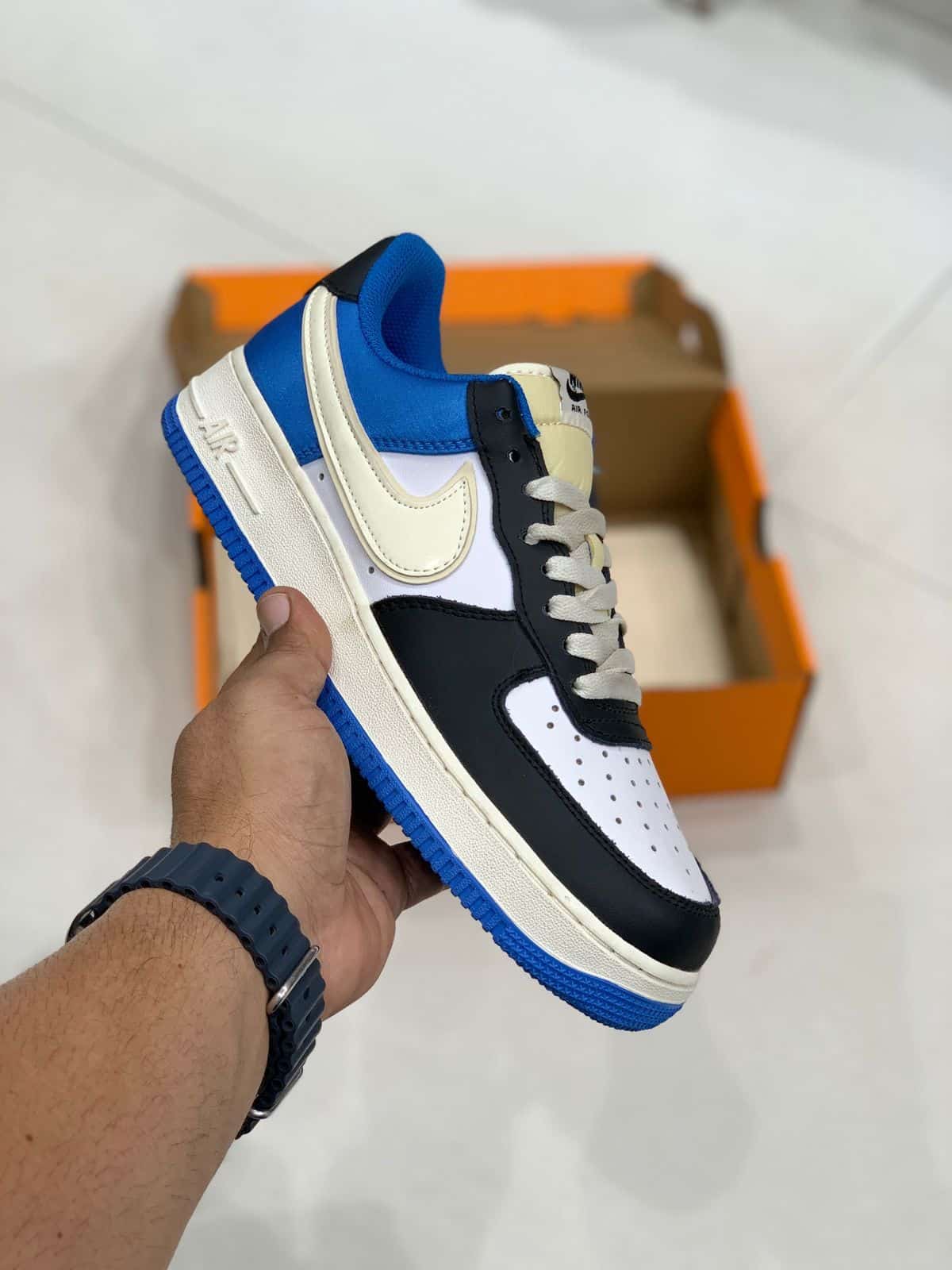 Branded Airforce 1 Blue Sneakers