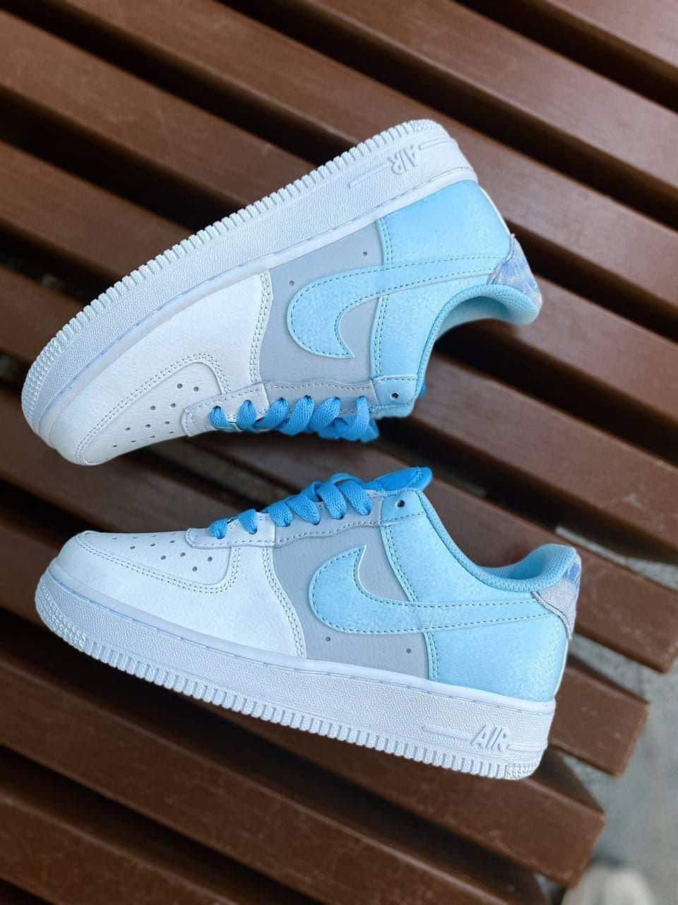 Branded Airforce 1 White Sky Sneakers