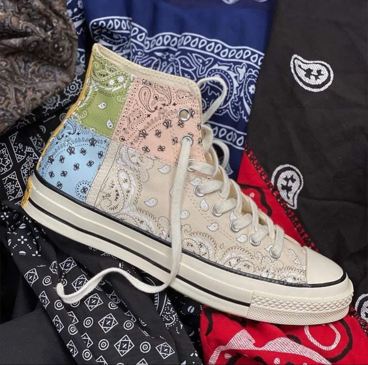 Branded  Chuck 70 High Paisley Sneakers