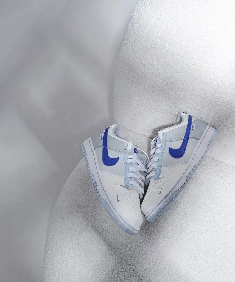 Branded SB Dunk Ivory Hyper Royal Low Sneakers