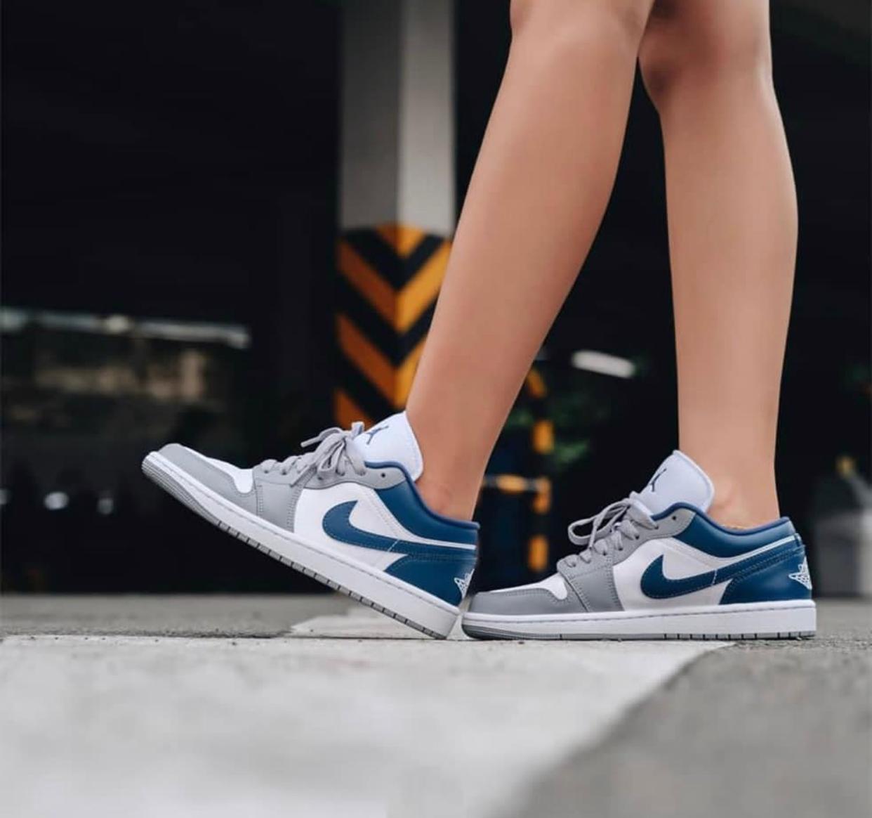 Branded Air 1 French Blue Low Sneakers