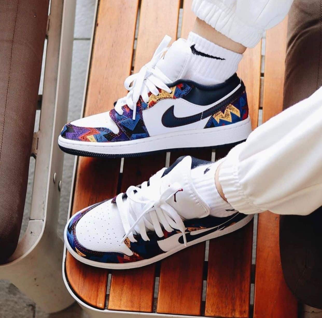 Branded Air 1 Nothing But Net Low Sneakers
