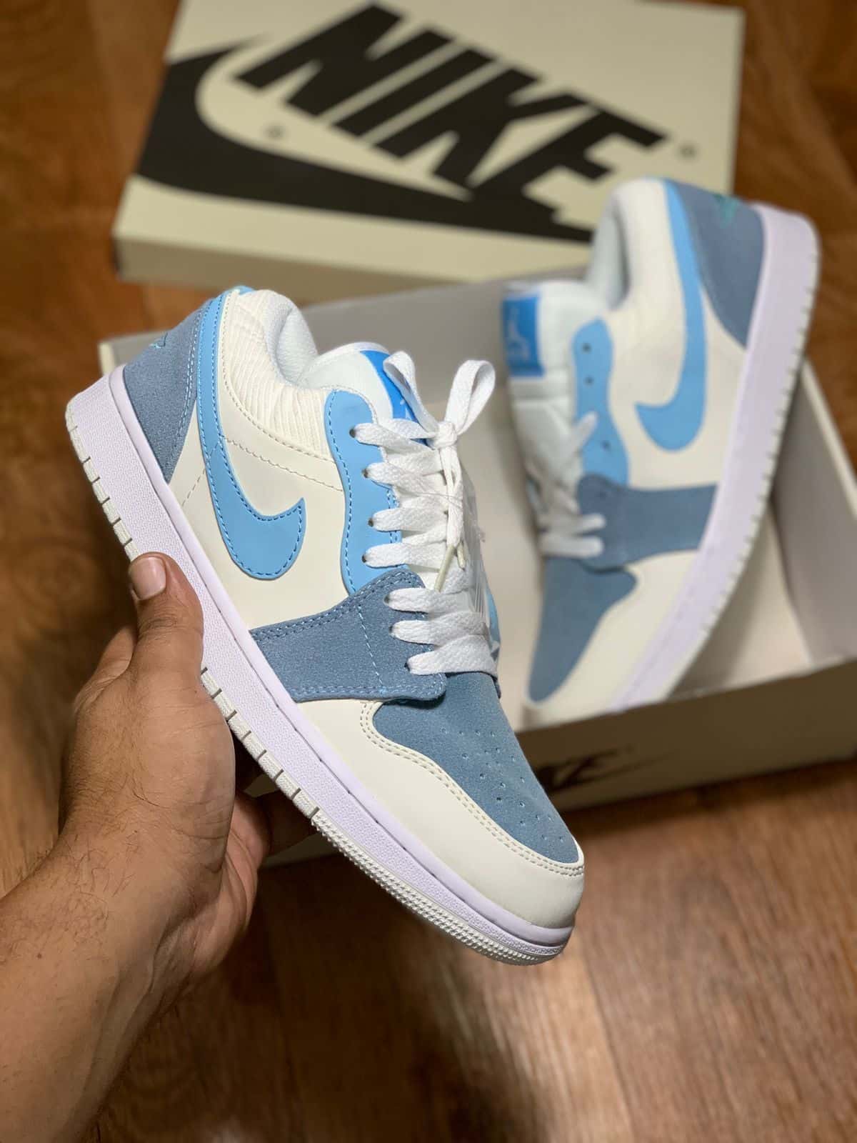 Branded Air 1 Ocean  Low Sneakers