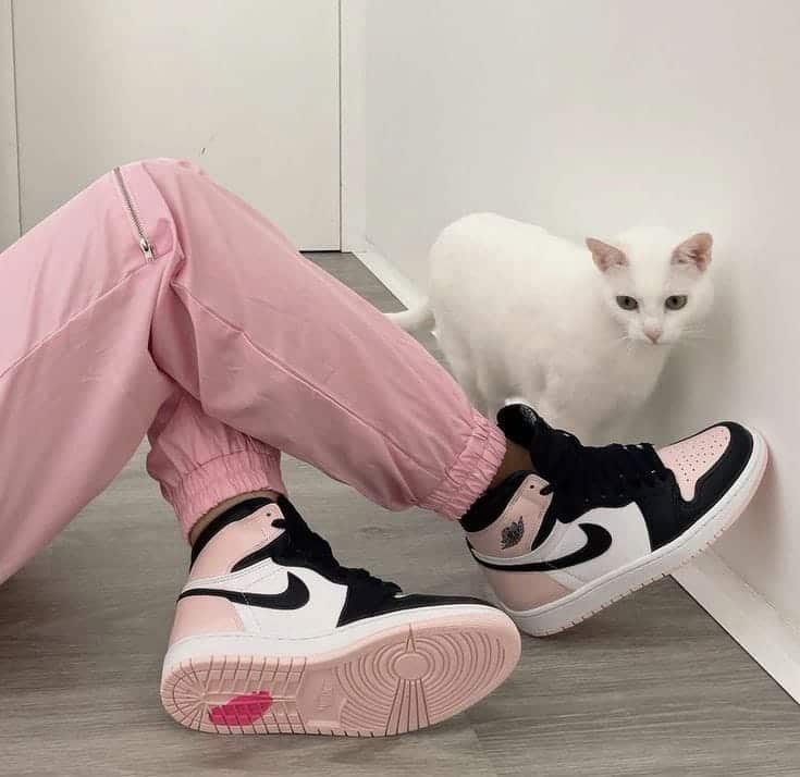 Branded Air 1 Bubble Gum Long Sneakers