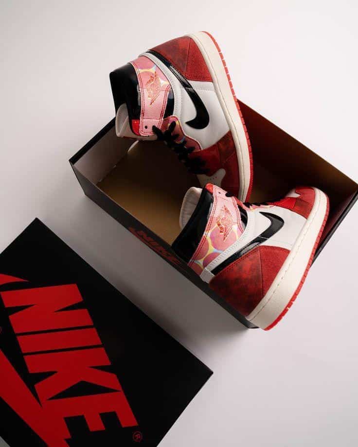Branded Air 1 Spider Man Long Sneakers