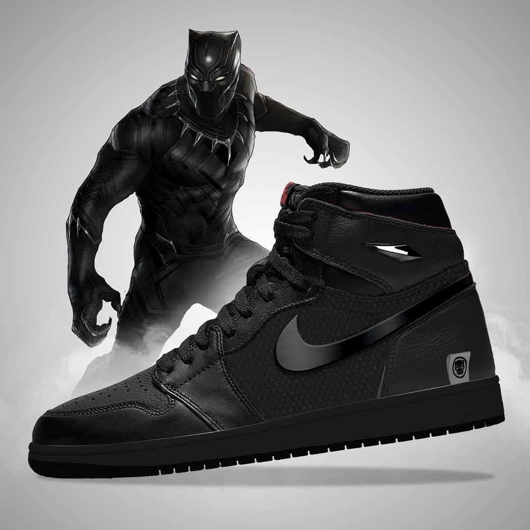 Branded Air 1 Rox Black Long Sneakers