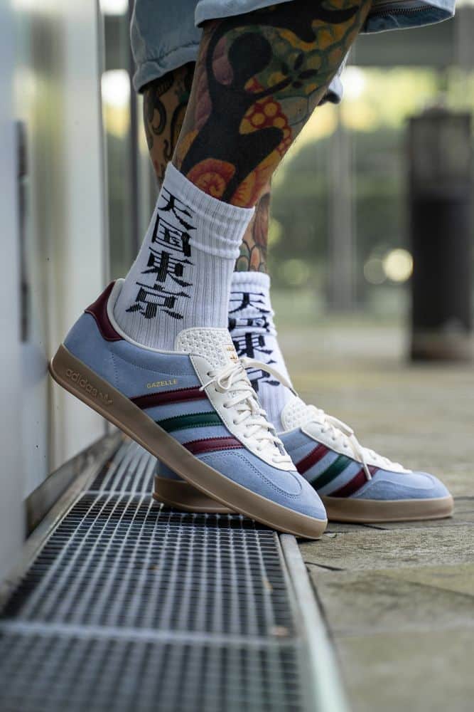 Branded Gazelle Core Blue Sneakers