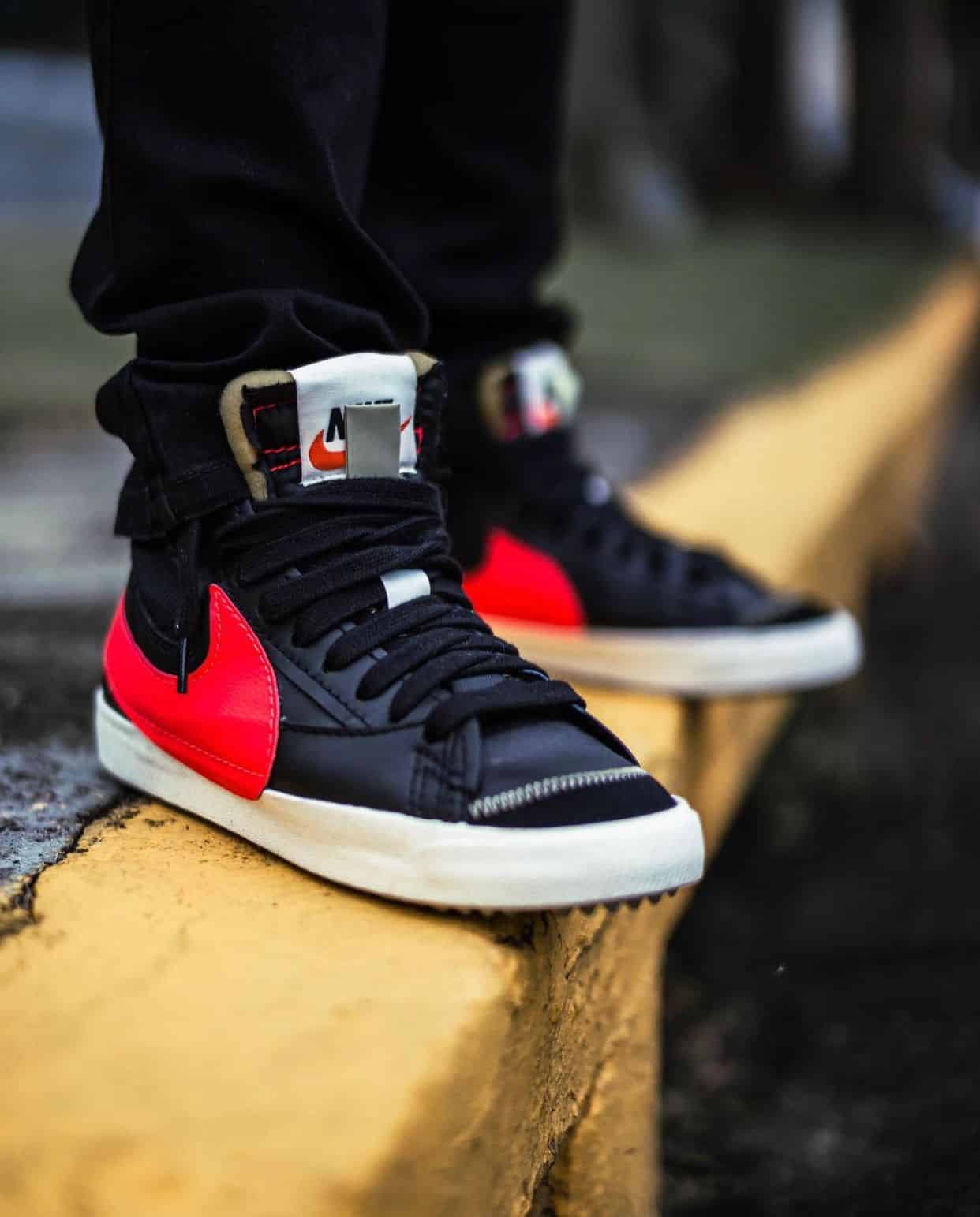 Branded Blazer Mid 77 Vintage Long Sneakers