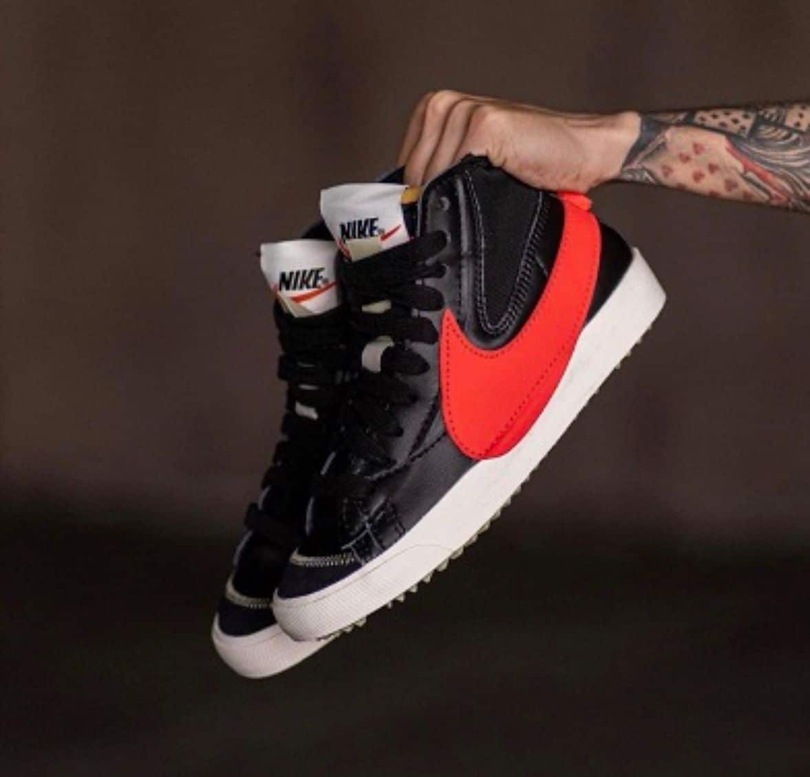 Branded Blazer Mid 77 Vintage Long Sneakers