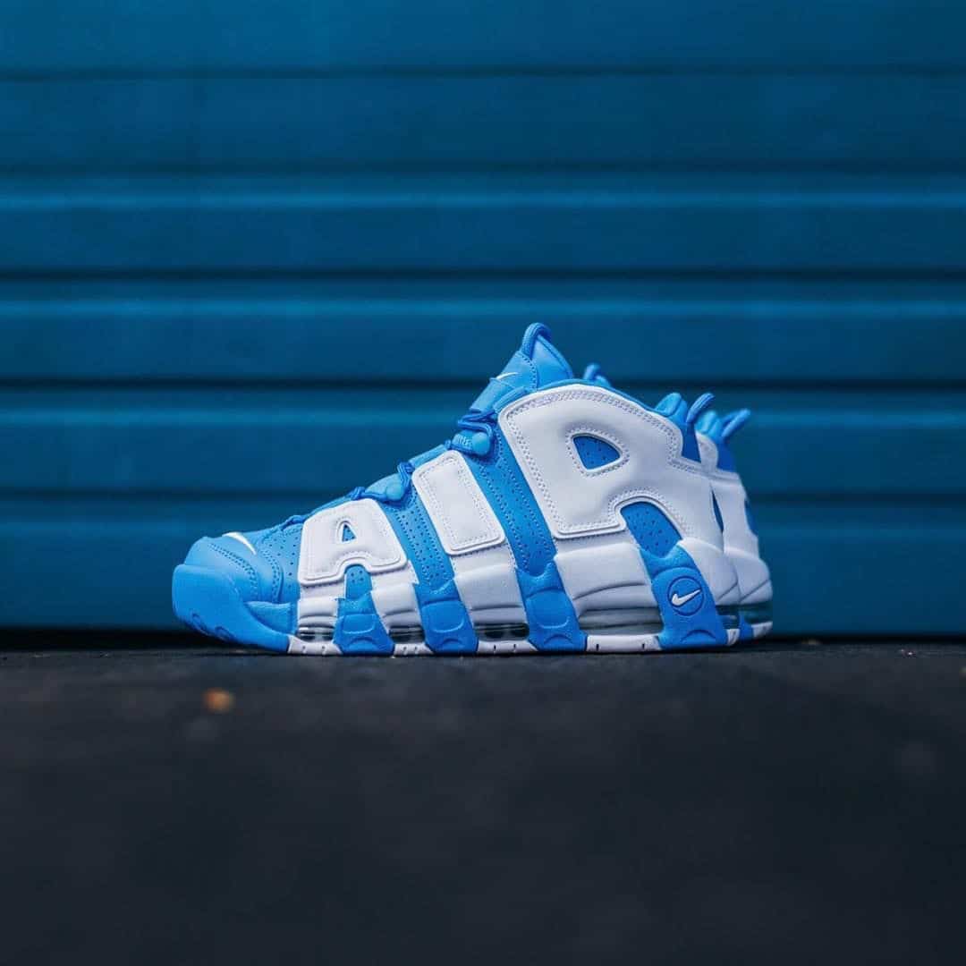 Branded Air More Uptempo Blue Sneakers