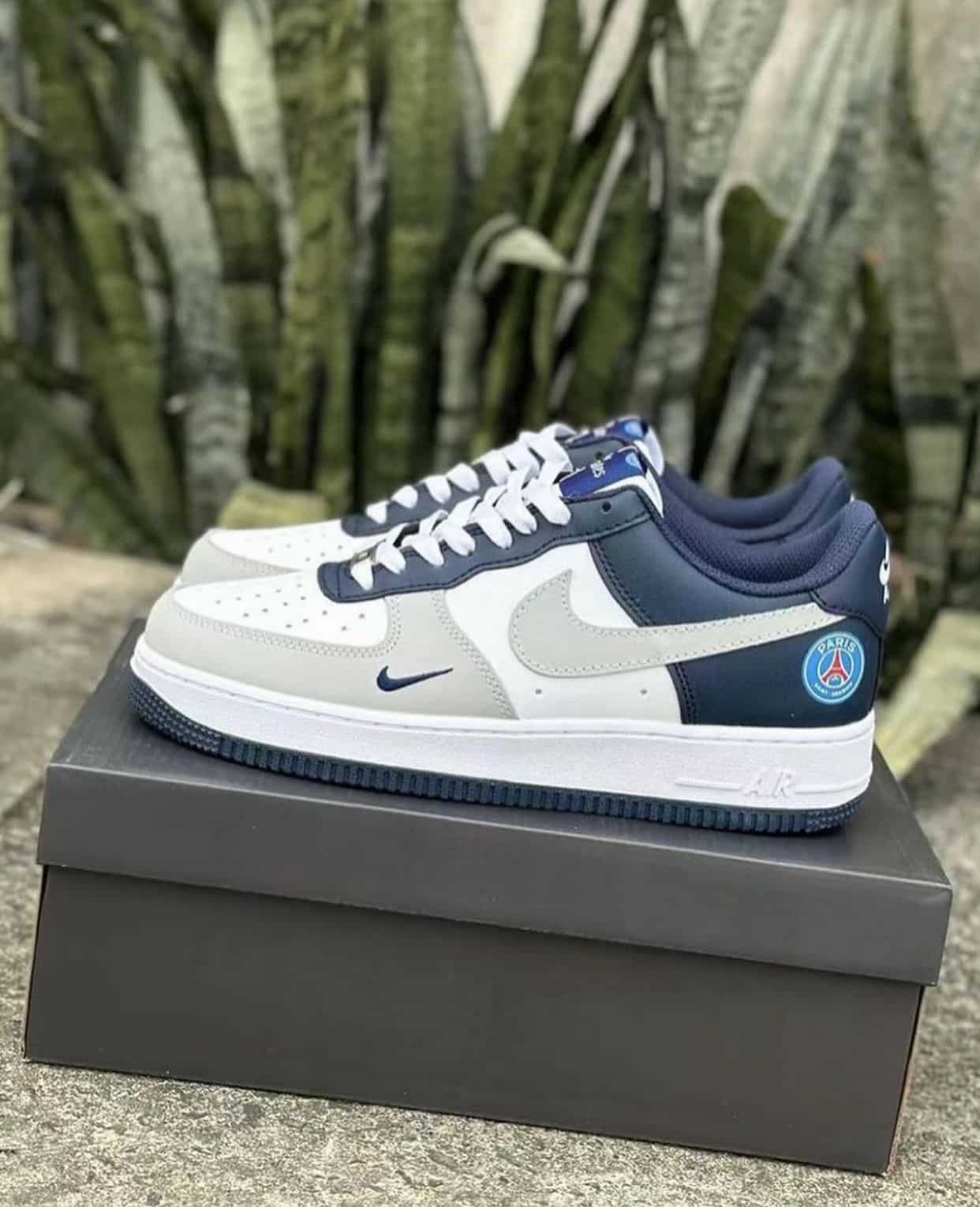 Branded Airforce 1 Navy Sneakers