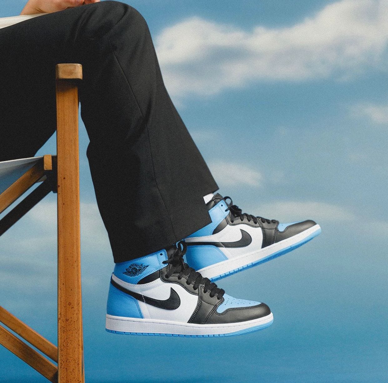 Branded Air 1 Unc Toe Long Sneakers