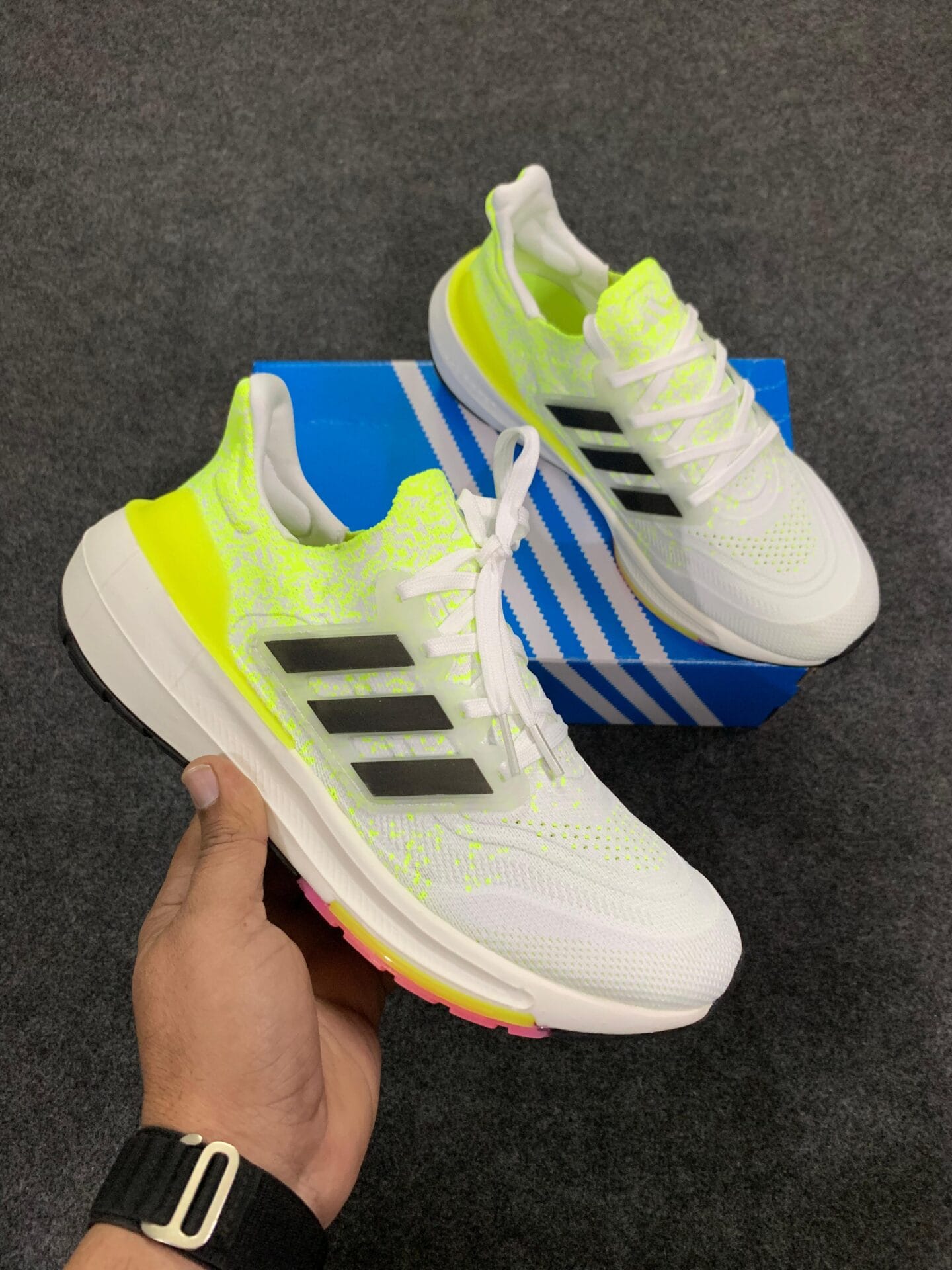 Branded Ultra Boost 21 Green Running Shoes