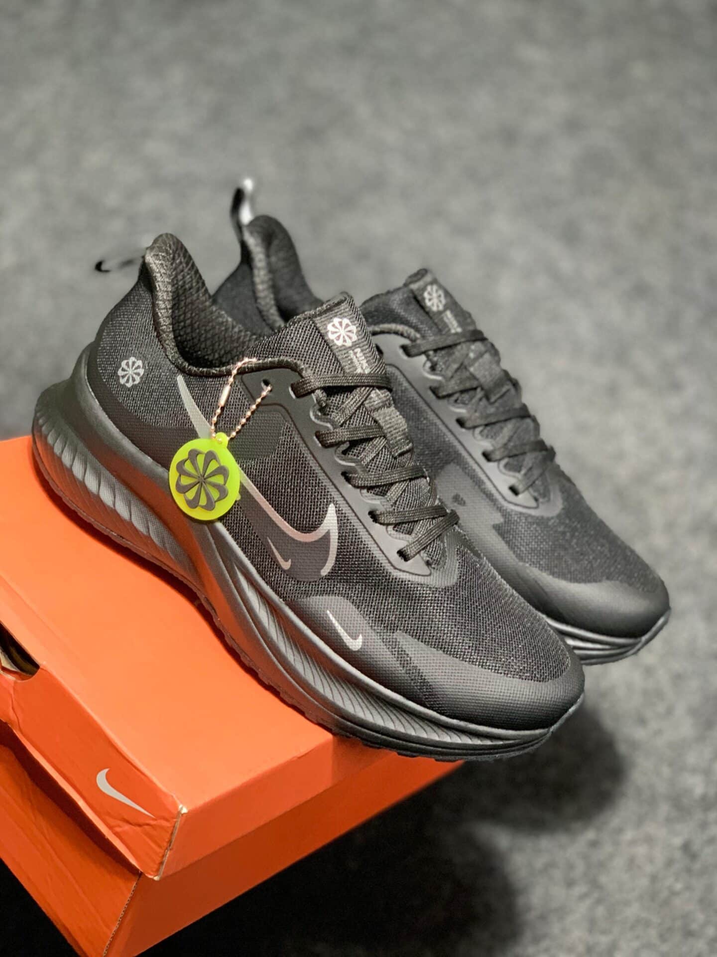 Branded Just Do It Black Running Shoes