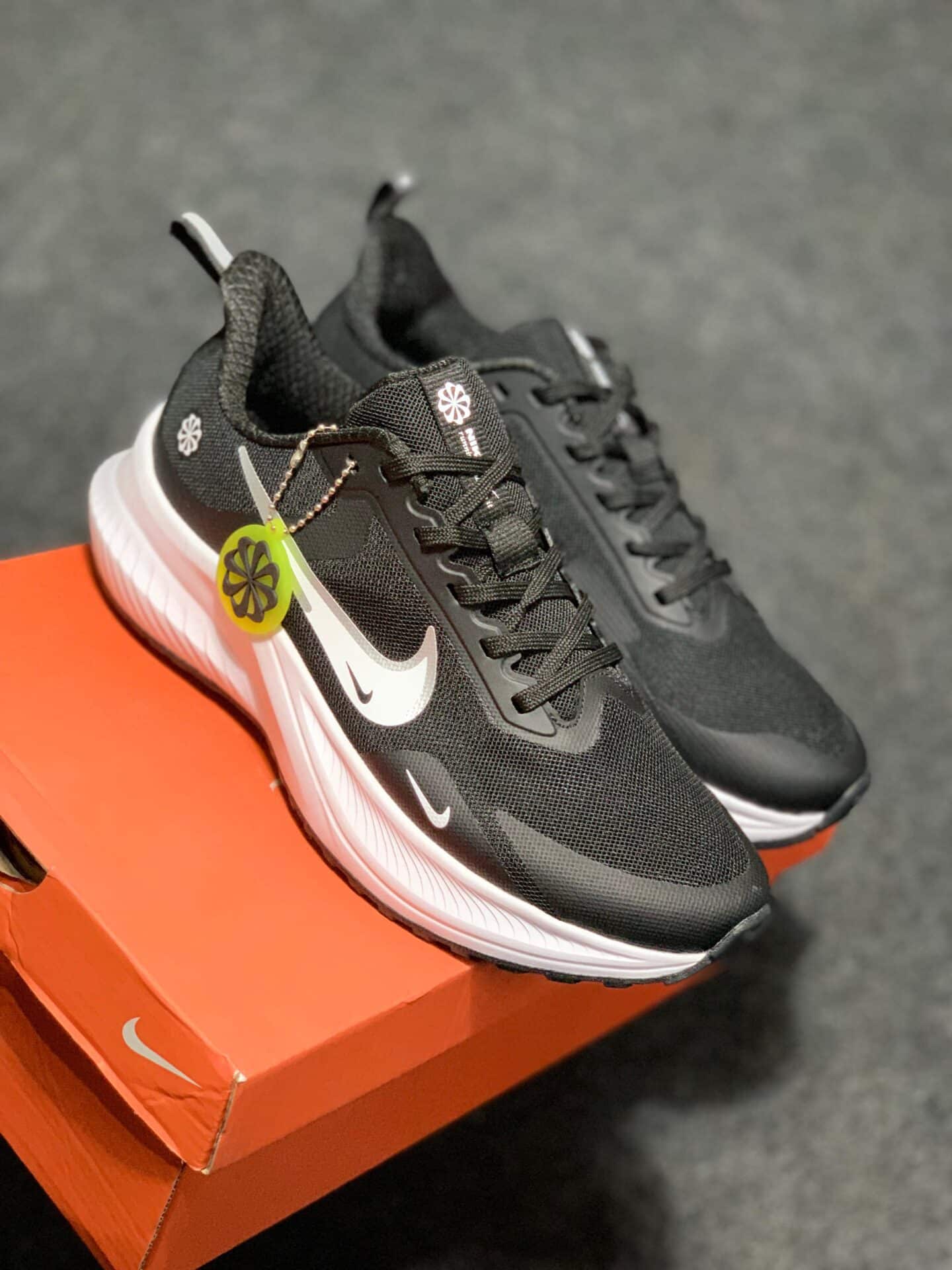 Branded Just Do It Black White Running Shoes