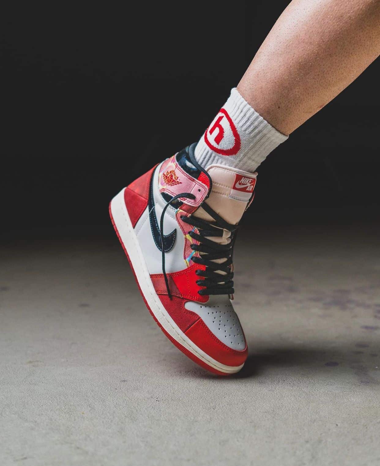 Branded Retro 1 Spider Man Long Sneakers