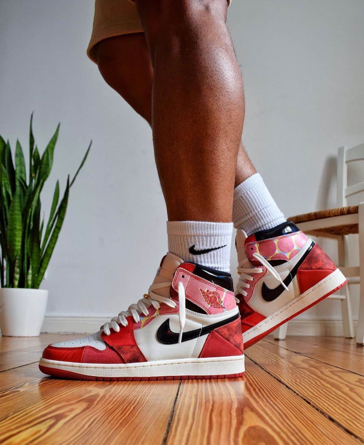Branded Retro 1 Spider Man Long Sneakers