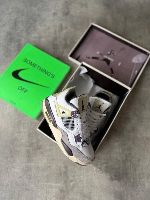 Branded Retro 4 Green Thunder Sneakers