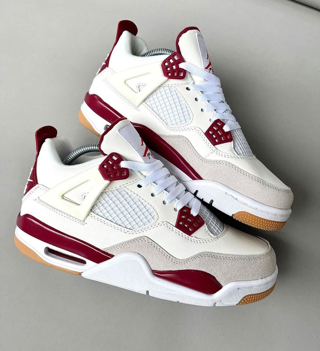 Branded Retro 4 SB Wine Red Sneakers