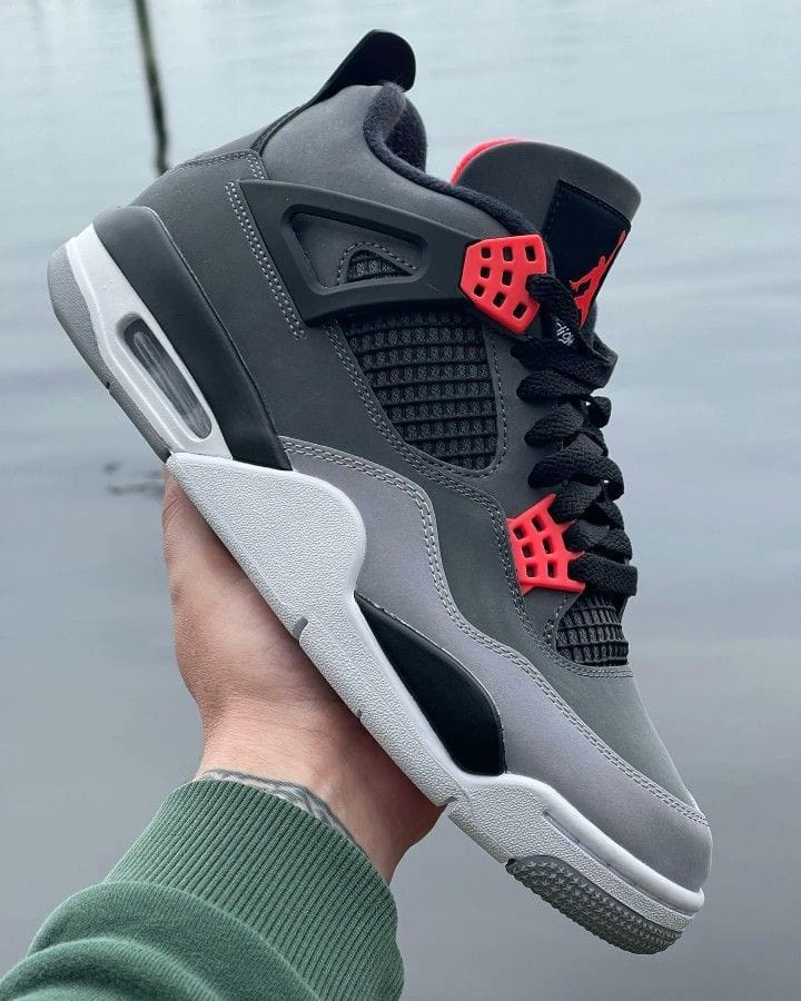 Branded Retro 4 Infrared Sneakers