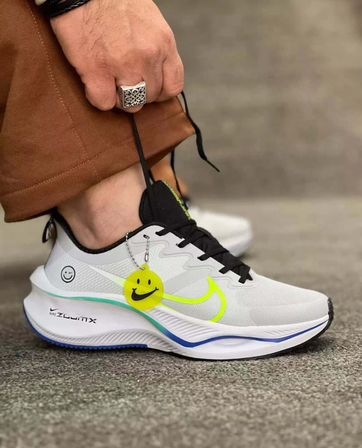 Branded Zoom X Smile Off White Running Shoes