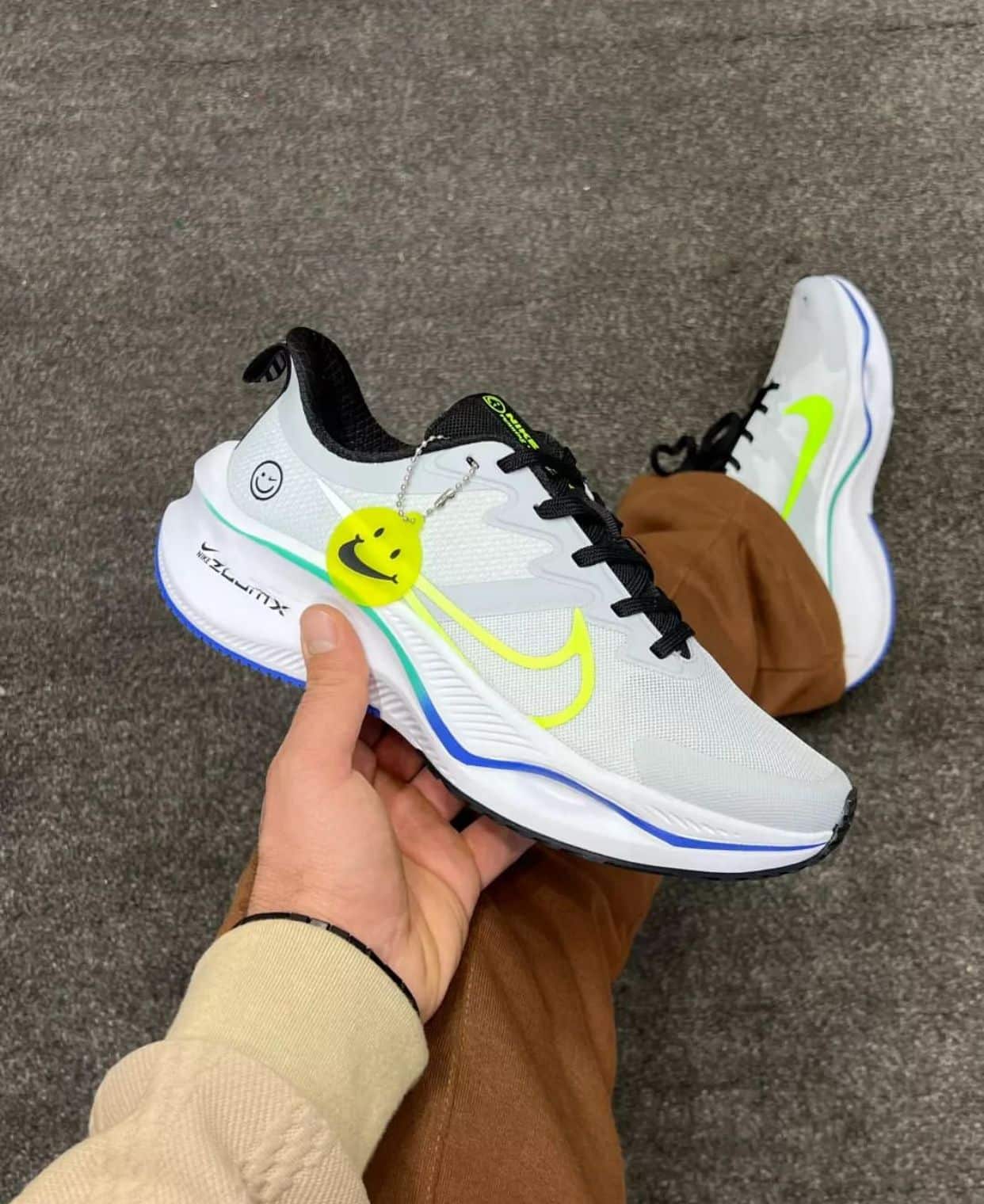 Branded Zoom X Smile Off White Running Shoes