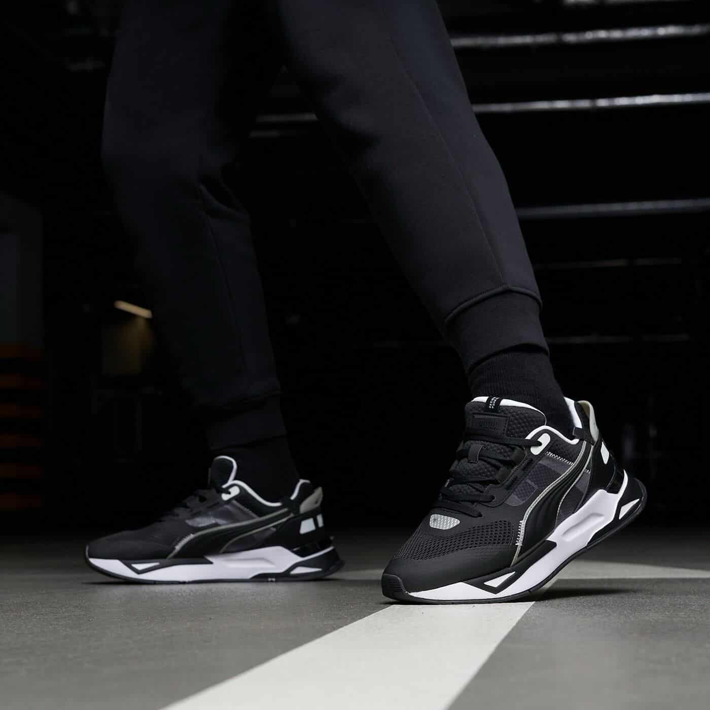Branded Mirage Sport Black Running Shoes