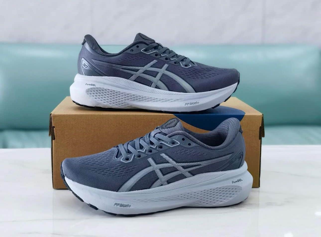 Asics Gel Kayano 30 Grey Running Shoes