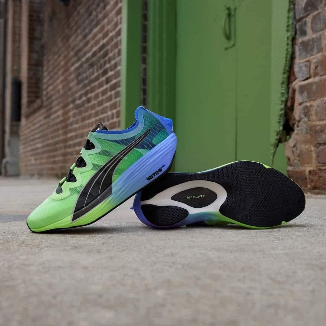 Branded Fast Fwd Nitro Elite Green Running Shoes